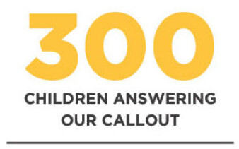 300 children