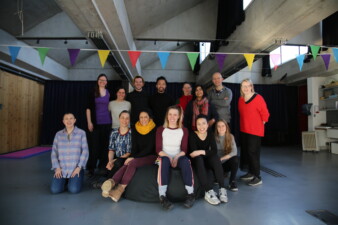 Artists at the PUSH Migration Lab at The Ark in 2018