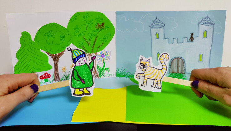 Mid-Term Art Workshops: Cut-Out Characters & Pop-Up Worlds
