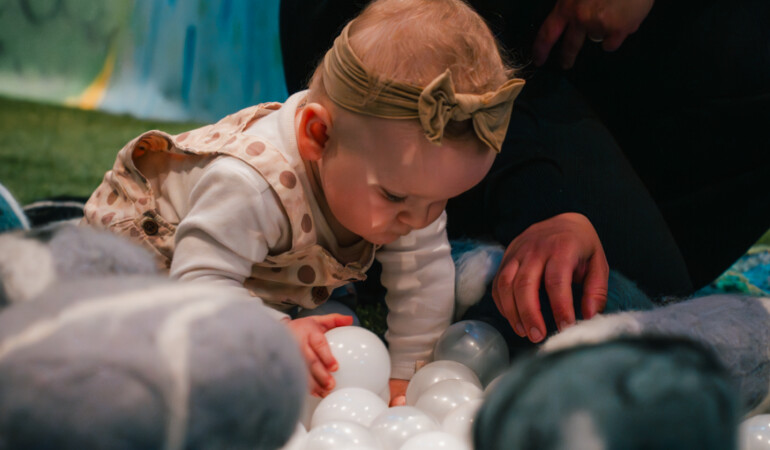 Babies @ The Ark: Excitedly Resting
